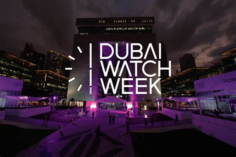 at the Dubai Watch Week 